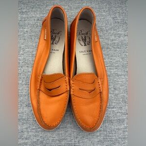 Cole Haan Men's Vibrant Orange Slip-Ons